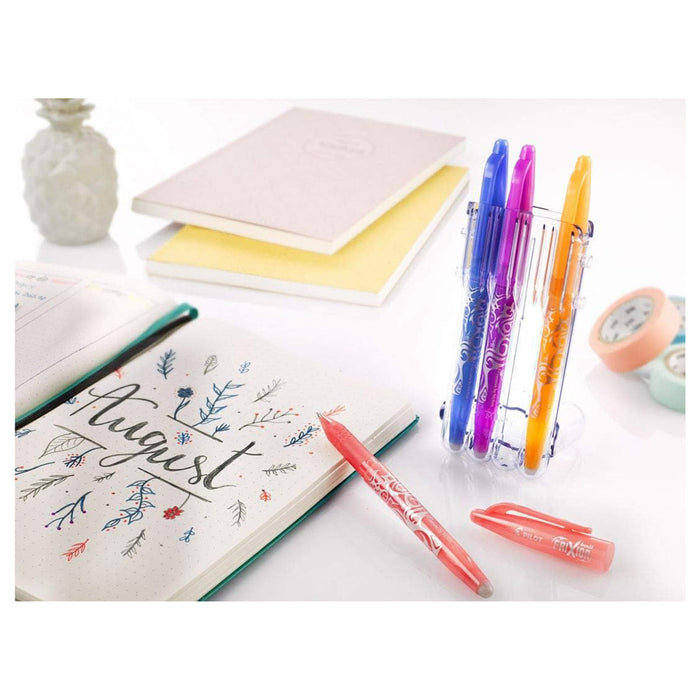 Pilot FriXion Ball 'Set 2 Go' M Pens with Case (4 Pack)