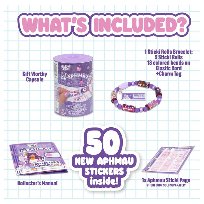 Sticki Rolls Aphmau Sticki Bands Capsule