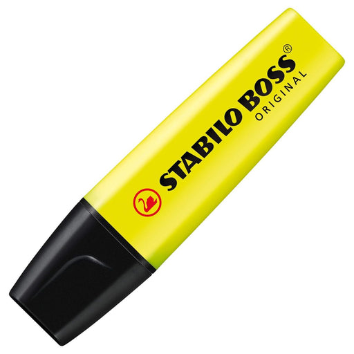 STABILO BOSS ORIGINAL Yellow Highlighter (4 Pack)