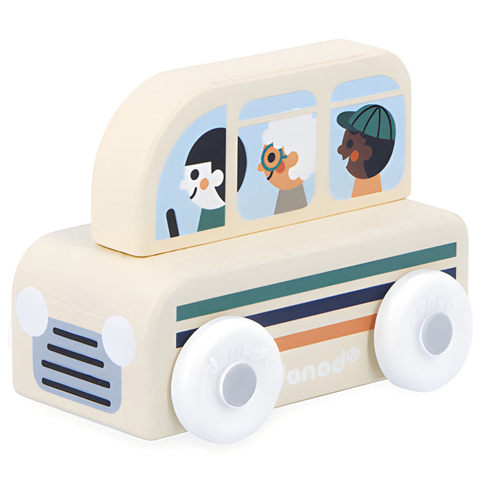 Janod Cross Roads Mountain Valley Wooden Bus