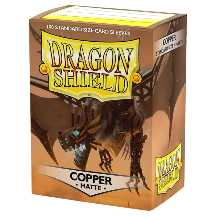 Dragon Shield Outer Sleeves - Matte - Copper Standard Size (100)