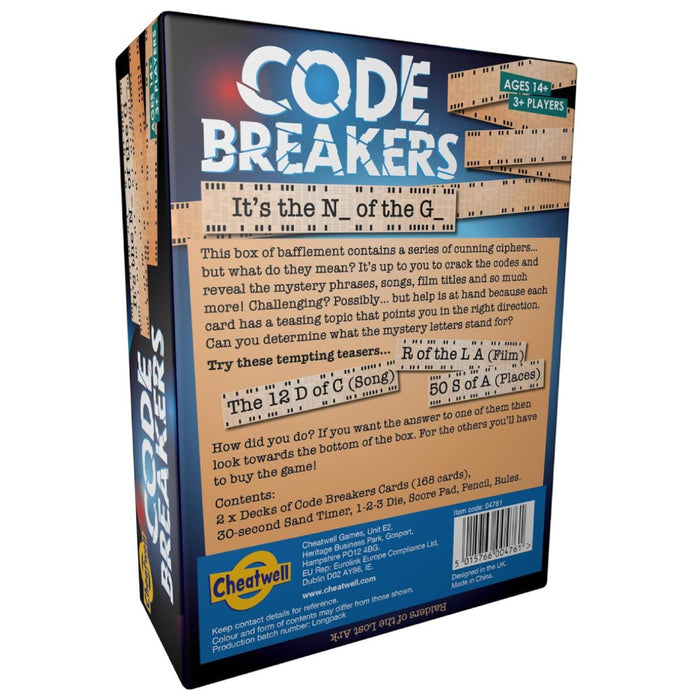 Code Breakers Card Game