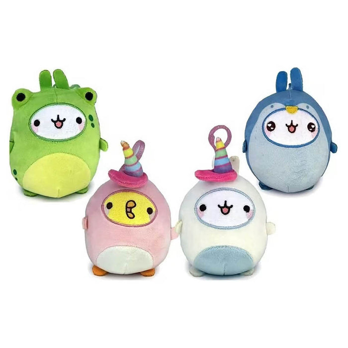 Molang 6" Plush Bag Clip (styles vary)