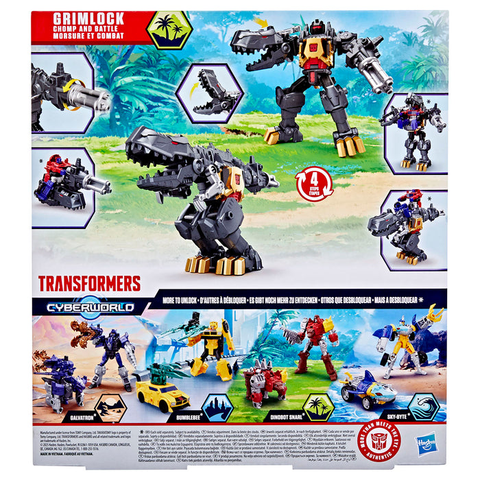 Transformers Cyberworld: Grimlock Chomp and Battle Figure