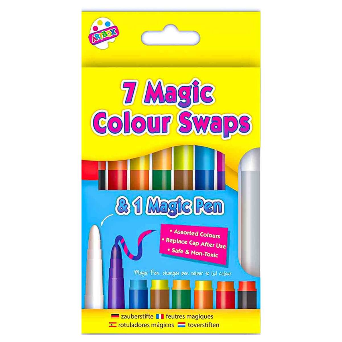 Artbox 7 Magic Colour Swap Pens & 1 Magic Pen — Booghe