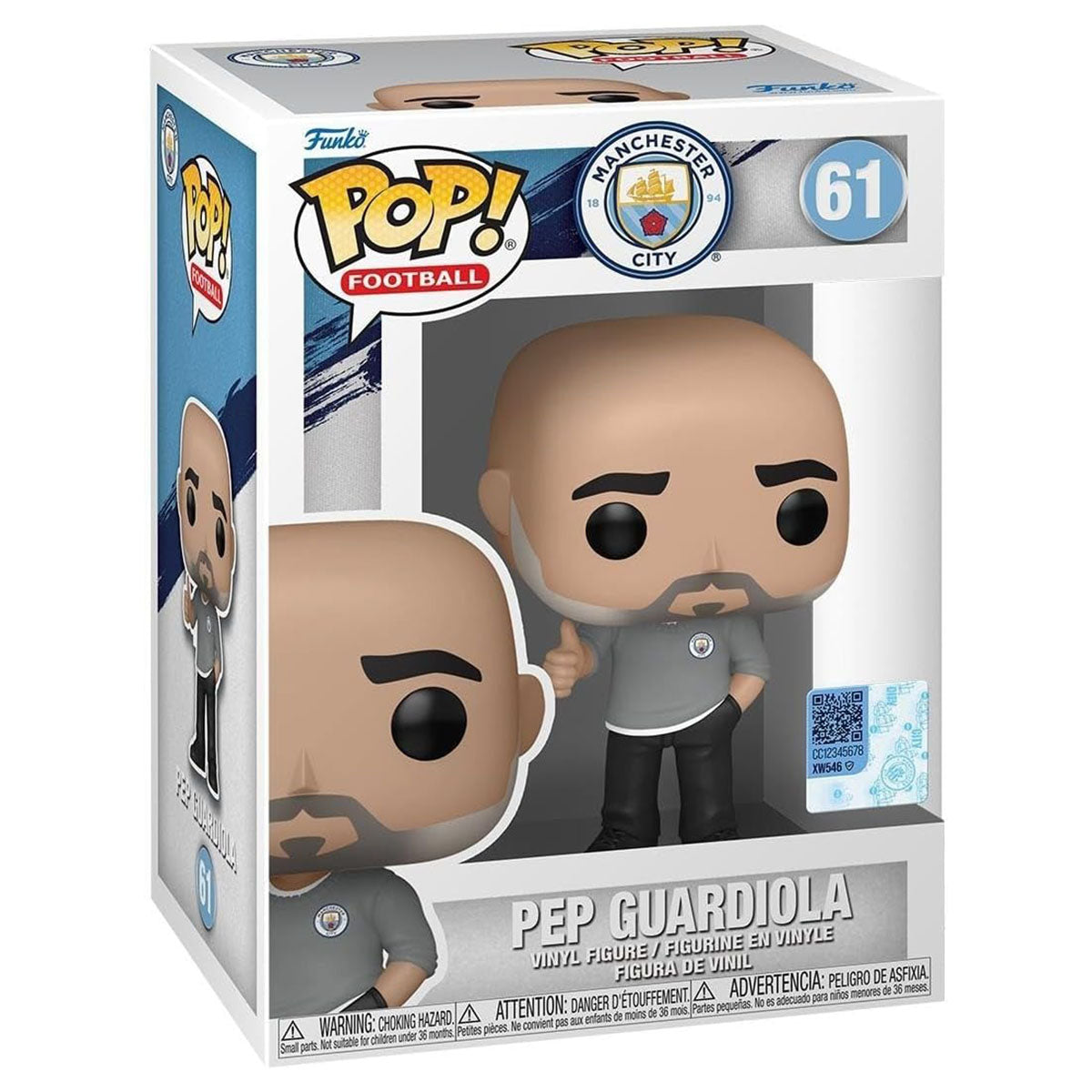 Funko Pop! Football: Manchester City FC: Pep Guardiola Vinyl