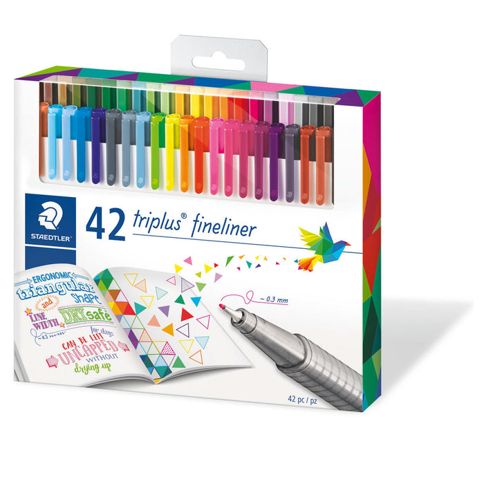 Staedtler Triplus Fineliner Pens Pack of 42