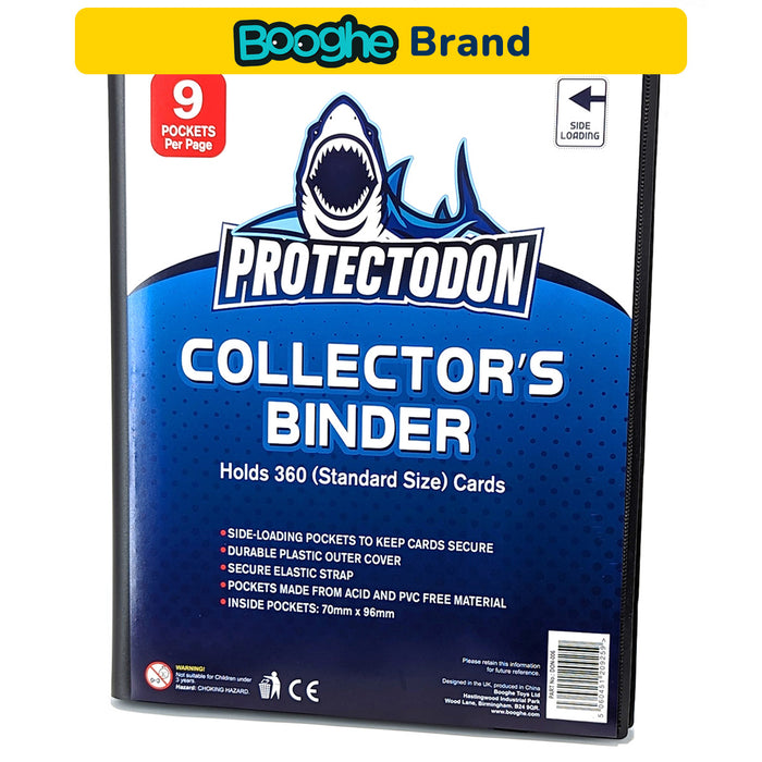 Trading Card 9-Pocket Side-Loading Collector’s Binder Protectodon