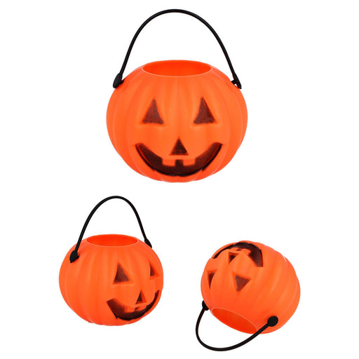Mini Halloween Pumpkin Treat Bucket (6 Pack)