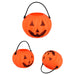 Mini Halloween Pumpkin Treat Bucket (6 Pack)