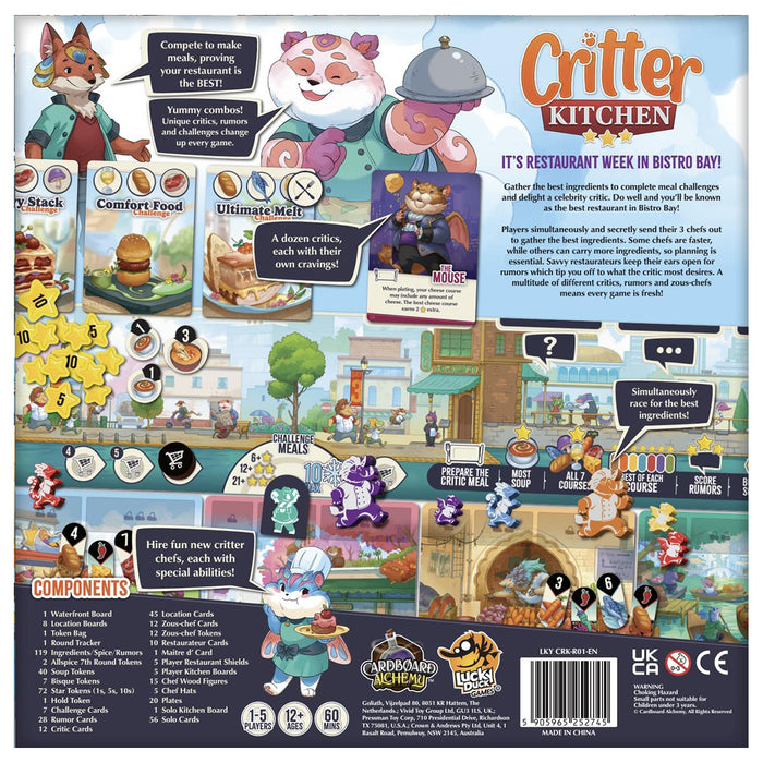 Critter Kitchen Board Game