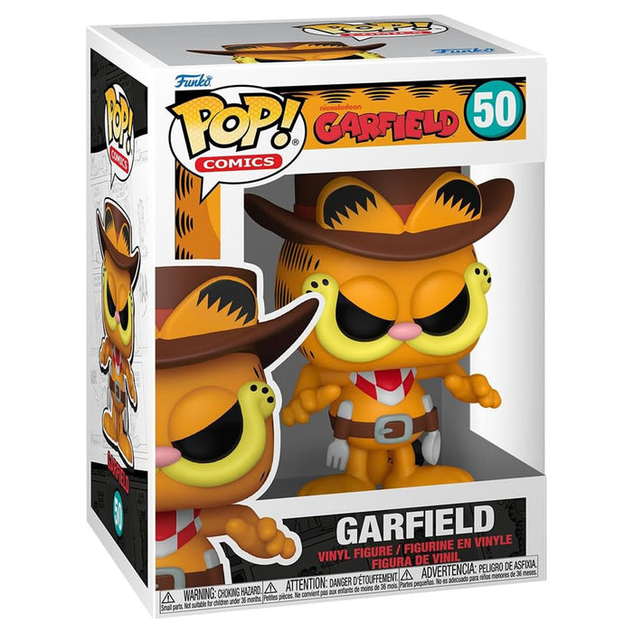 Funko Pop! Comics: Garfield (Cowboy) Vinyl Figure #50