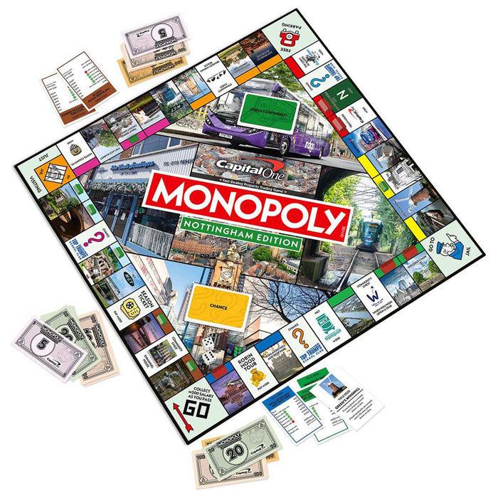 Monopoly Board Game Nottingham Edition