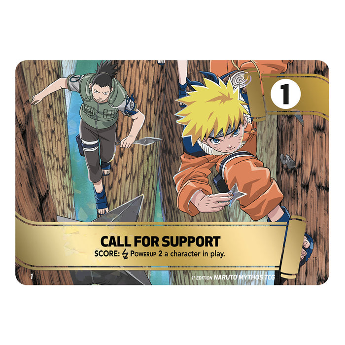 Naruto Mythos TCG: First Set Booster Pack 1st Edition (PURCHASE LIMIT: 5 BOOSTERS)