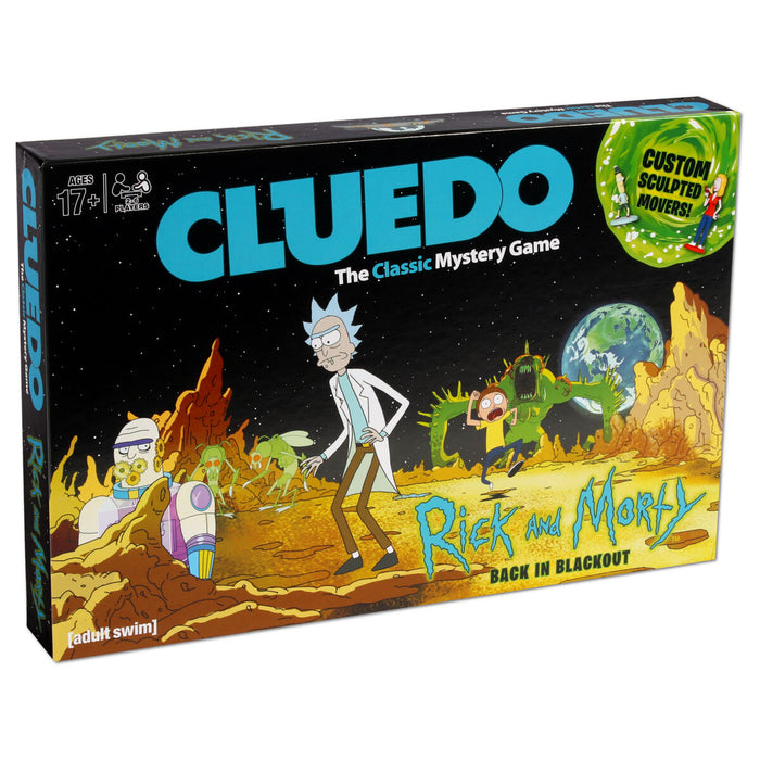 Cluedo Mystery Board Game Rick & Morty Edition