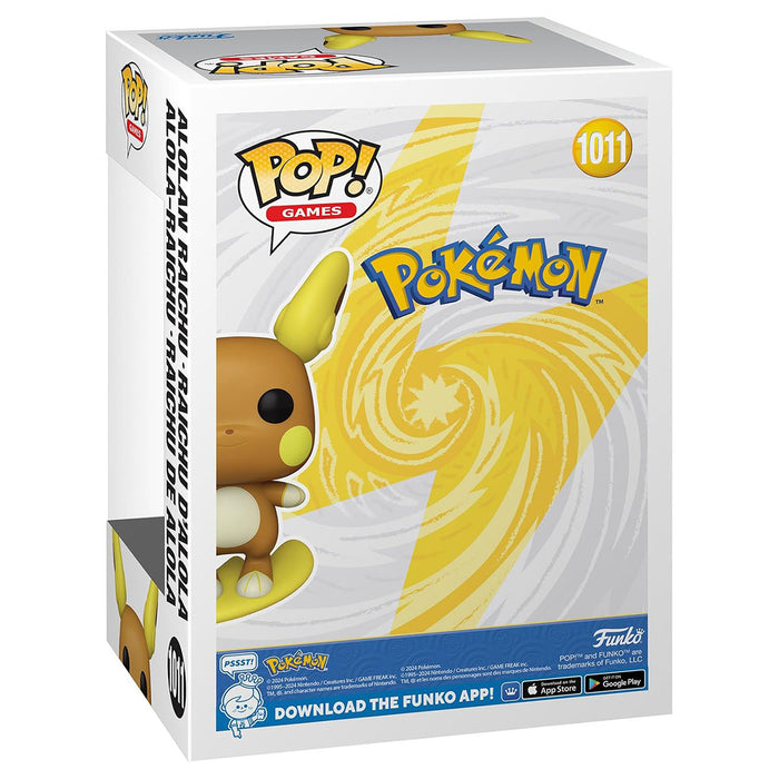 Funko Pop! Games: Pokémon Alolan Raichu Vinyl Figure #1011