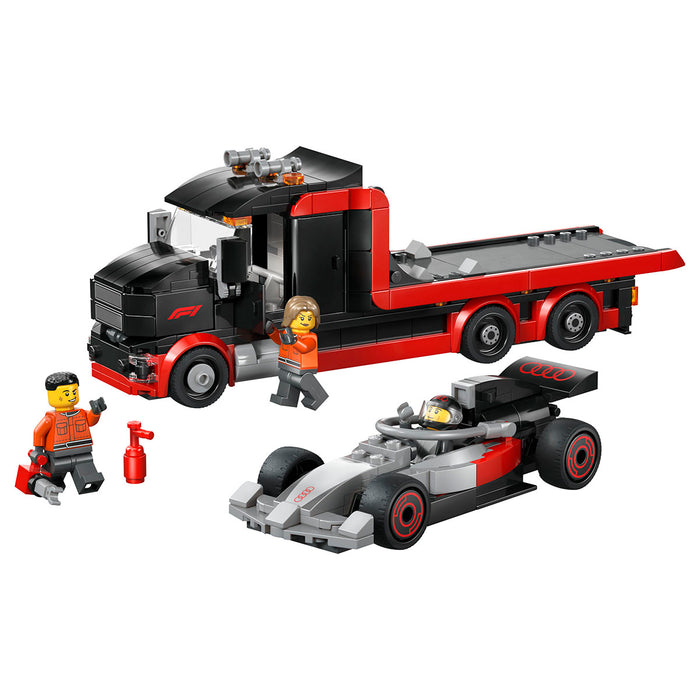 LEGO City F1 Display Truck With Audi F1 Race Car Building Set