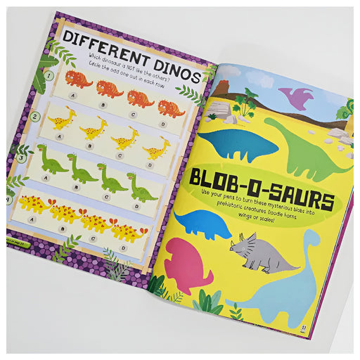 Dinosaurs Puffy Stickers Activity Book