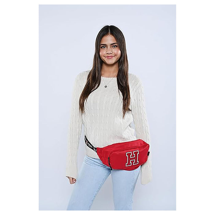 Cross body bag featuring iconic Harvard branding