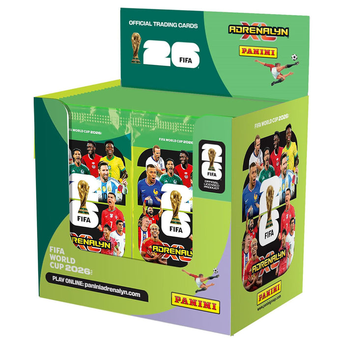 Panini FIFA World Cup 2026 Adrenalyn XL Trading Cards Booster 50 Pack Box 
