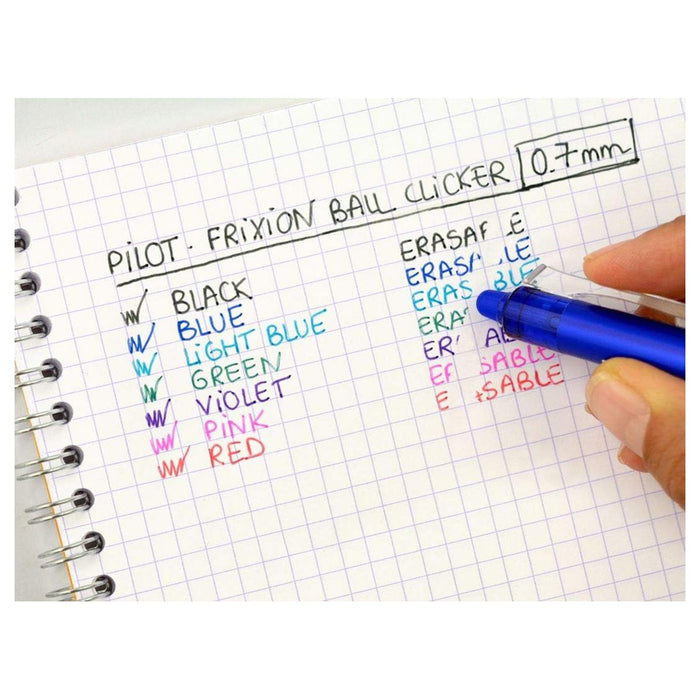 Pilot FriXion Ball Erasable and Refillable Black Pen (2 Pack)