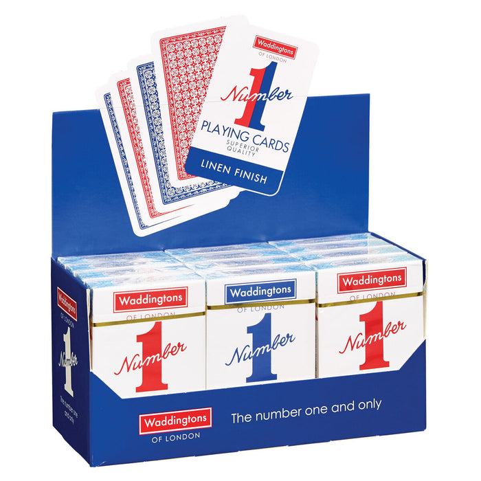 Waddingtons Number 1 Playing Cards (12 Pack)