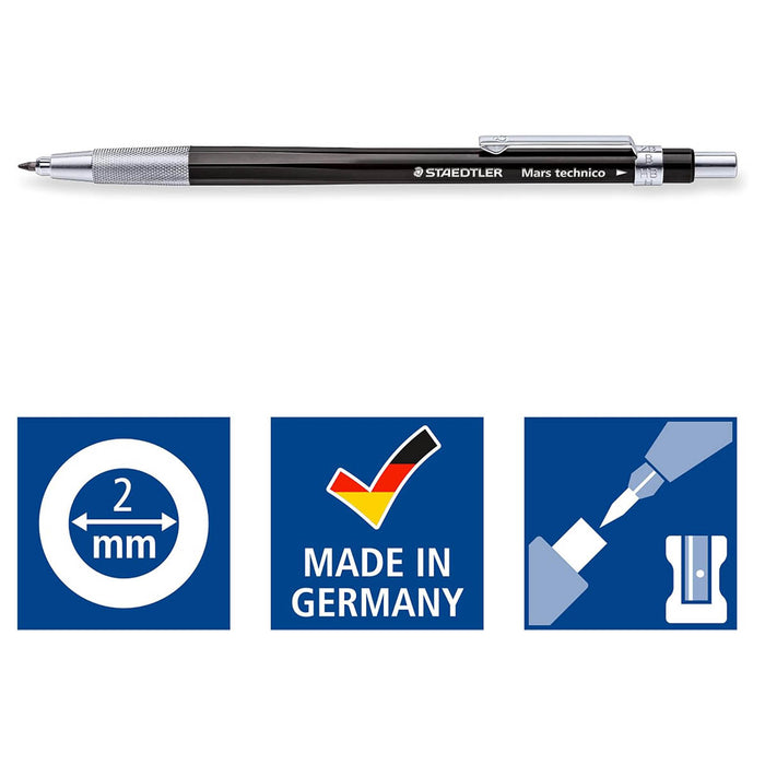 Staedtler Mars Techico Mechanical HB Pencil and Eraser Set