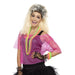 Smiffys Neon Pink Fishnet Top Large-XL