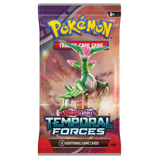 Pokémon TCG Scarlet & Violet: Temporal Forces - Booster Pack Iron Leaves artwork