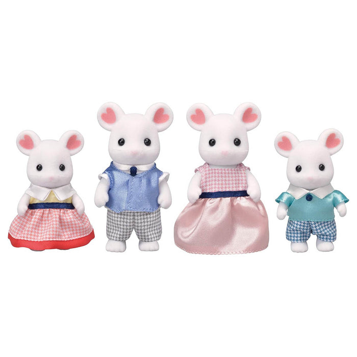 Sylvanian Families Marshmallow Mouse Family Figures