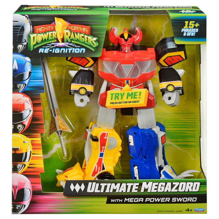 Mighty Morphin Power Rangers Re-Ignition: Ultimate Megazord with Mega Power Sword Figure