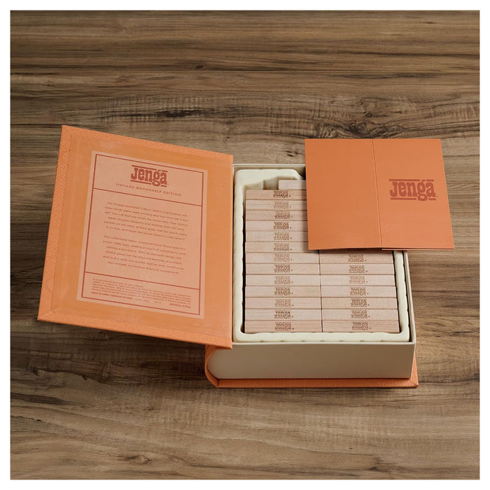 Jenga Vintage Bookshelf Edition Game