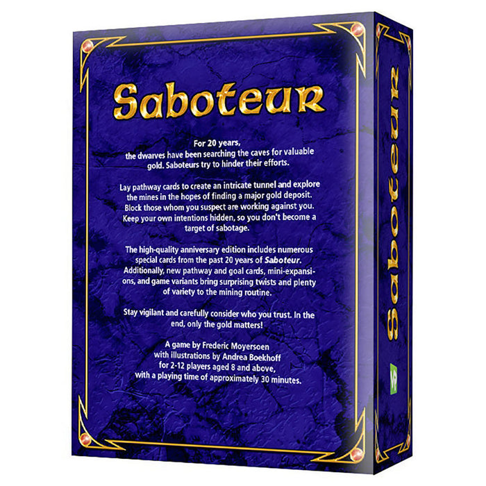 Saboteur: 20 Years Edition Game