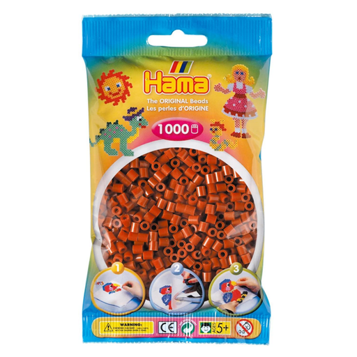Hama Midi Beads Reddish Brown 1000 Piece Pack