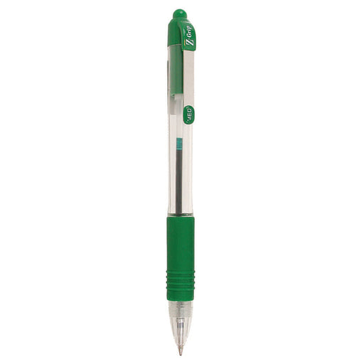 Zebra Z Grip Medium Green Ballpoint Pen