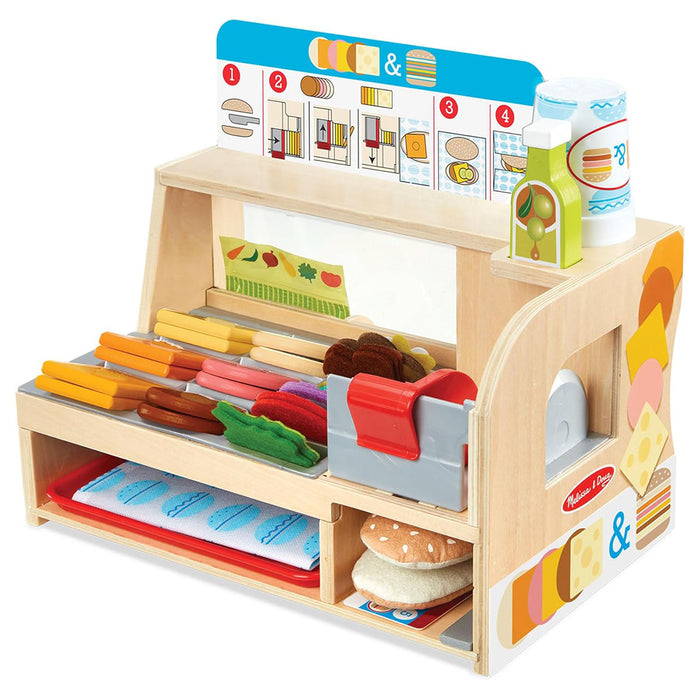 Melissa & Doug Sandwich Counter Playset