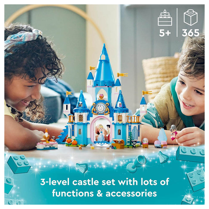 LEGO Disney Princess Cinderella and Pince Charming's Castle Building Set