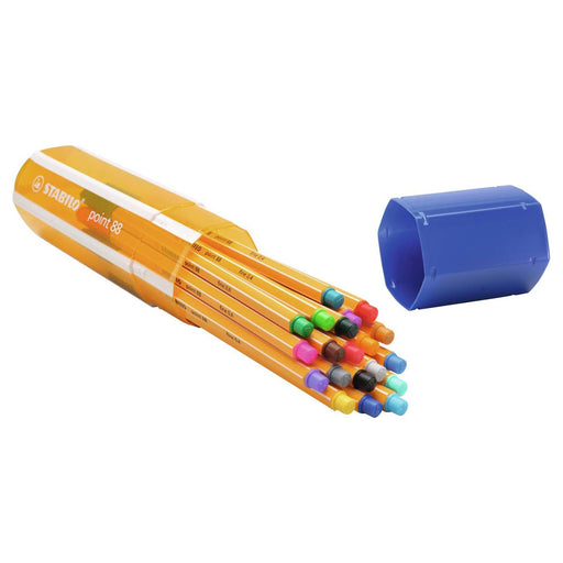 STABILO point 88 Fineliner Coloured Pens Big Box of 20 (styles vary)