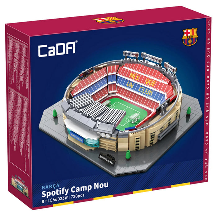 CaDA FC Barcelona Spotify Camp Nou Stadium 728 Piece Building Set