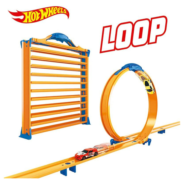 Hot Wheels Rack N' Track Car Case with Track Pieces