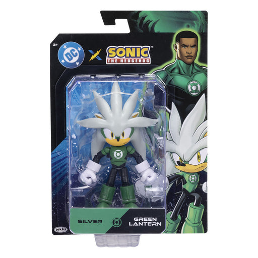DC x Sonic the Hedgehog Silver Green Lantern 5" Figure