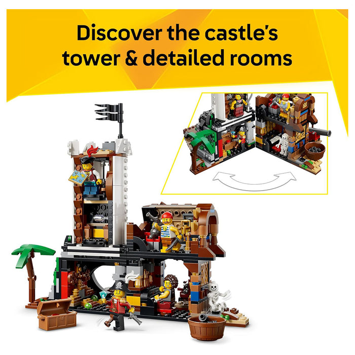 LEGO Creator 3 in 1 Iconic Pirate Ship Building Set