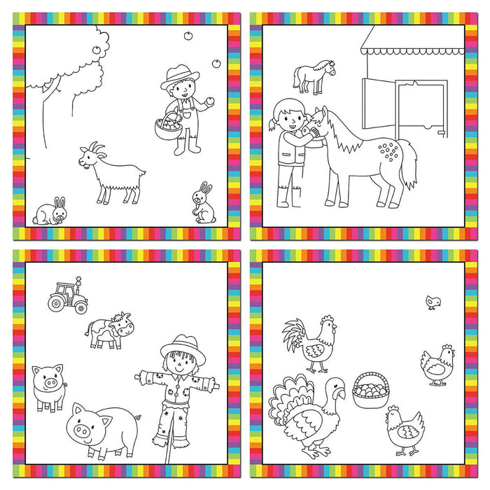 Galt First Water Magic: Baby Farm Animals Colouring Book