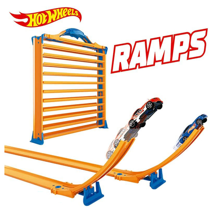 Hot Wheels Rack N' Track Car Case with Track Pieces