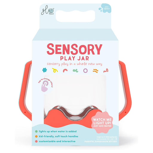 Glo Pals Sensory Play Jar Coral