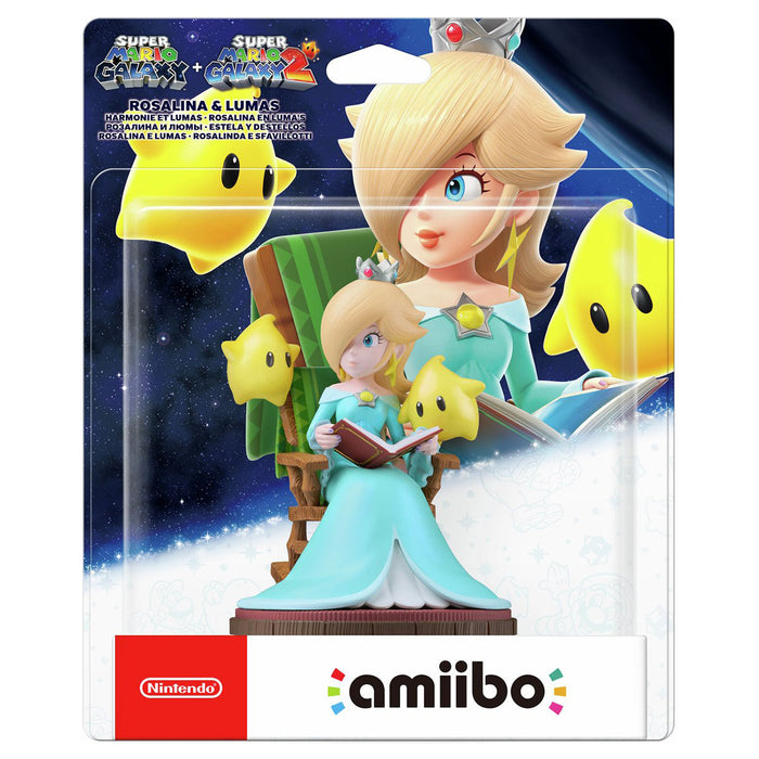 Nintendo Super Mario Galaxy Rosalina & Lumas Amiibo Figure