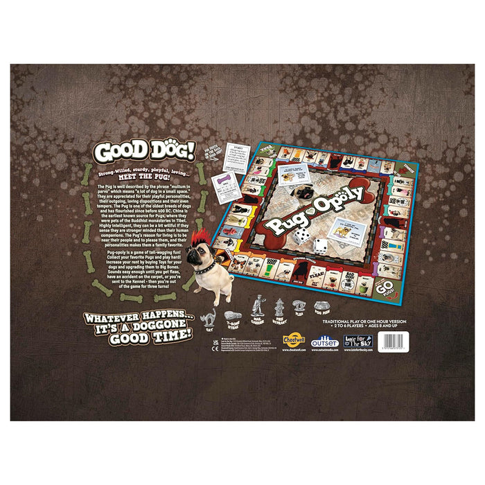 Pug-Opoly Board Game