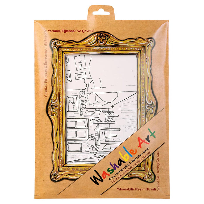Washable Art Vincent Van Gogh 'Room at Arles' Colouring Protective Mat