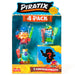 Piratix Adventure World Golden Series 4 Pack Figure Set (styles vary)