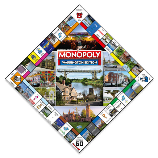 Monopoly Board Game Warrington Edition
